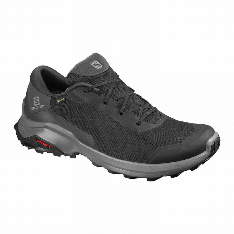 SALOMON X REVEAL GORE-TEX Philippines - Men's Hiking Shoes - Black | 053786-WFG